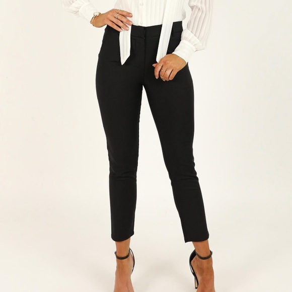 SHOWPO overtime pants in black. Size 2 (XSmall). - Picture 4 of 11